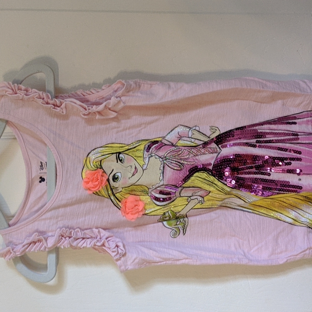 Disney dresses, leggings and sleeveless shirt bundle.